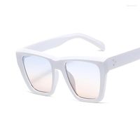 نظارة شمسية أزياء مربع مصممة مصممة فاخرة قطة العين شمس النظارات الكلاسيكية عتيقة التدرج uv400