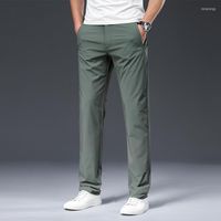 Men' s Pants 2022 Male Trousers Summer Nylon Solid Color...