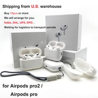 Для AirPods Pro 2 Air Pods 3 Аксессуары для наушников Airpod Bluetooth Solid Silicone Cure Case Apple Air Pros Pros 2 -е поколение.