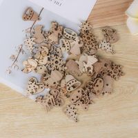 Christmas Decorations Natural Wood DIY Crafts Ornaments With...