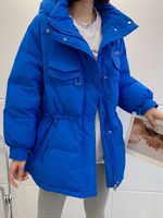 Женский пакеткайный пиджак для женщин для женщин Зимняя корейская версия талия на задушке.
