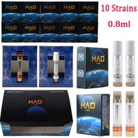 New Packaging 10 Strains MAD Labs Atomizers Vape Cartridges ...