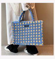 Lüks çantalar tasarımcı kürk kadın el çantası moda basit crossbody çanta büyük flep tote Sonbahar