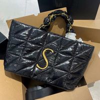 Designer Women YSSL Bolsa de compras acolchoada France Luxury marca y logotipo de metal nylon tafet￡ bolsa bolsa de grande capacidade