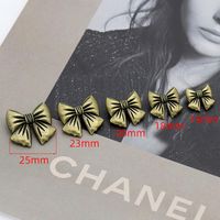 4 Colors Cute Bowknot Buttons for Shirt Coat Sweater Metal B...