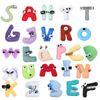 Cartoon de brinquedos de brinquedos de folheto alfabeto