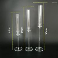 Candle Holders 5set 15 Pieces Of Acrylic Candlestick Center ...