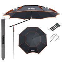 텐트와 대피소 2.0-2.4m 파라솔 낚시 우산 야외 캠핑 분리 가능한 조정 방향 태양 그늘 레인 방지 221108