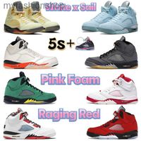 Нигкие кроссовки Retro 2022 5 баскетбольные туфли белый x Sail 5s Bluebird Бешенная красная черная муслиновая розовая пена гончи