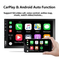 2 Din Carplay Android Auto Araba Radyosu 7 '' Autoradio Multimedya Oyuncu MP5 Ses Bluetooth Monitör 2din Kafa Ünitesi FM Stereo