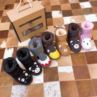 Stiefel ankle Winter für Mädchen Jungen Kinder Schuhe echtes Leder warmes Ski Kleinkind für Baby Mode Neue Botte Fille T221109