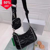 Kadınların en iyi markaları lüks el çantası tasarımcısı tek shoulbag moda çantaları zincir portatif çapraz çanta naylon deri paket fabrika doğrudan satış