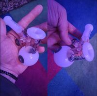 tuber￭as de humo hechas a mano Aceite de vidrio Callador de tuber￭a Bongs Mini Smoking Accessory Cigarrillo Dry Herb