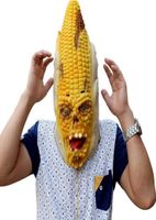 Festival effrayant du latex de maïs pour le bar adulte Halloween jouet cosplay costume drôle de masque 9145193