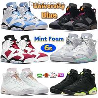 Ретро университет Blue 6 High Basketball обувь Bordeaux 6S Electric Green UNC Мужчины Женщины кроссовки Sneekers