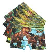 Külot 10 PCS LOT BOYS BOXER KISAKLAR Karikatür Dinozor Kids Çamaşırı Bebek Uçakları Yumuşak Sevimli 2 9 Yıl 221111