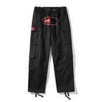 Pantalones de dise￱ador de Corte pantalones para hombres American Hip Hop Retro Retro Men Fashion Selling Pantal￭as sueltas