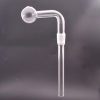 Tubo de aceite de vidrio macho de 14 mm Tubo de gran tama￱o Dab Rig Bong Accesorios Transparente Clear Bent Begy Taz￳n Hookah Adaptador Precio de f￡brica de f￡brica