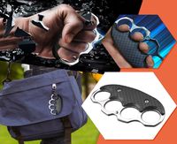 Sanat EDC Dövüş Dört Parmak Tiger El Düğmesi Yumruk Boksör Araba Savunma Destek Yüzüğü DM1L8984141