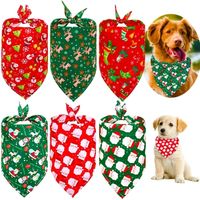 Hundebekleidung 50100pcs Weihnachtsbandana Pet Supplies Accessoires S Schal kleiner Katze Welpe 221114