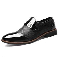 Vestido sapatos de moda masculina negócios oxfords designer masculino diário de couro pu 221114