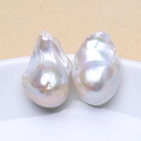 Boucles d'oreilles étalons Natural Ewater Pearl 925 STERLING Silver Large Baroque 15-25 mm Ins Fine Bijoux Cadeaux pour les femmes EA