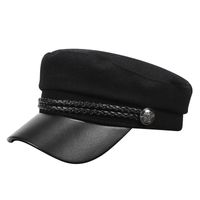 Cappelli militari di cappello da sole navy alla moda casual donna beret in cotone camionista vintage sport capitano cappello