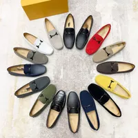 Luxury Tod-1t Loafers Chaussures en cuir en sued