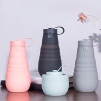 Mugs 500 Folding Water Bottle Foldable Silicone Cups Coffee ...