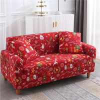 Крышка стула 1234Seater Рождественский диван с расщепленным годом упругое годы диван для гостиной для гостиной на диван диван. Домашняя гостиная 221114