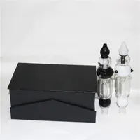 kit de n￩ctar de ganchas bong dos funciones de 14 mm plataformas de agua de vidrio con estuche