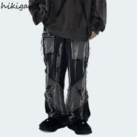 Jeans para mujeres Harajuku y2k Women Streetwear Pantalones de pierna ancha Pantalones ropa femenina de moda de moda coreana pantalones 221115