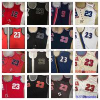 Mitchellness Real Stitched Basketball Jersys #23 1 Rose Retro Jersey 95-96 97-98 남자 여자 아이들 S-XXL