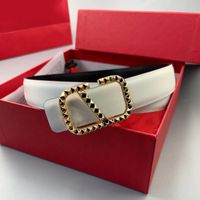 Designers Luxurys Belt Fashion Belts Classic Leisure Gold Buckle Wolding Largura de 2,5 cm de estilo legal