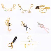 Fashion Designer Old Flower Design Keychain Party Letter L Bag Charm Key Rings For Man Woman Lovers Gift Keyring Keychains Jewelry