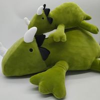 Plüschpuppen 60 cm Big Dinosaurier gewichtete Puppenspielzeug -Cartoon Stofftiere Weiches Geburtstagsgeschenk für Kinder 221115