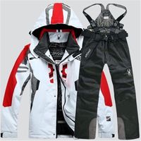 Kayak takım elbise erkek snowboard ceket pantolon kış açık termal ve pantolon su geçirmez rüzgar geçirmez parka 221115