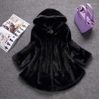 Pelaje de mujeres invierno para mujeres de invierno de alta calidad abrigo de alta calidad de lujo larga solapa suelta abroat de abrigo grueso