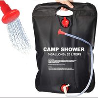Hydration Gear 20L Camp Shower Bag Solar Energy Heated Porta...