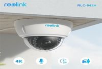 كاميرات Dome Reolink 4K Poe RLC842A 8MP IP Surveillance 5x Optical Zoom Humancar Detection Security Outdoor Outdoor Security 221022