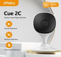 Dome Kameralar Imou Cue 2C 1080p Güvenlik Eylem Kapalı Bebek Monitörü Gece Görme Cihazı Video Mini Gözetim WiFi IP 221022