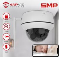 كاميرات القبة ANPVIZ 5MP PTZ WIFI IP Outdoor 5x ZOOM الأمن اللاسلكي CCTV TWOWAY AUDIO MICSPEAKER IR 30M IP66 CAMHI H265 221022