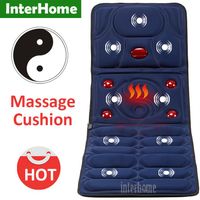Massagem de massagem elétrica de Taichi Massageiro do colchão cervical Pescoço das costas Massageador para uso de massagem em casa de corpo inteiro Equipamento de almofada 300m