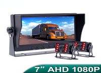 7 Zoll AHD 1080p IR Rückansicht Kamera -LKW wasserdicht High Definition Fahrzeug IPS -Monitor Sonnenschutz für Autobus