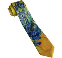 Neck Ties Unique Creative Printing Cool Funny Party Yellow F...