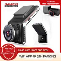 New Dash Cam Front e Back Sameuo U Qhdp Dashcam Video Video WiFi Car DVR com CAM Auto Night Vision Video Camera J220601