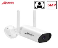 Dome Cameras Anran 5MP IP WiFi Sicherheit 1920p Outdoor Überwachung CCTV Zwei -Wege Audio Water of Night Vision App 221101