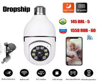 Dome Cameras Wifi 2MP Light Light Bulb Wi -Fi Home Security Superance Двухстороннее разговор 360 ° вращение Wireleess Pan Tilt 221022
