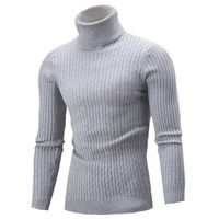 남자 스웨터 가을과 겨울 고품질 고품질 남자 터틀넥 스웨터 풀오버 셔츠 긴 소매 따뜻한 니트 터틀넥 스웨터 7 색상 221117