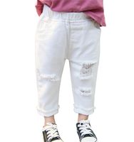 Jeans Girl para niñas para niños pequeños Pantalones rasgados de primavera para niños Ropa de estilo casual 220209